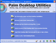 Palm Desktop Utilities Screenshot